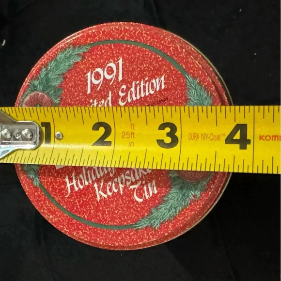 Vintage 1991 Lifesavers Christmas Holiday Keepsake Tin Limited Edition Country - Picture 7 of 7